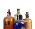 Old medicine bottles Royalty Free Stock Photo