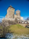 Old medieaval stone castle in Bedzin, tourist attraction