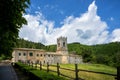 Old medieval abbey Badia a Coltibuono near Gaiole in Chianti, Italy Royalty Free Stock Photo