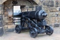 Old medieval cannon at Edinburgh Castle, Scotland Royalty Free Stock Photo