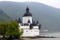 Medieval Castle along the Rhine River in Germany