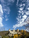 Old medieval castle in Foix, Ariege Royalty Free Stock Photo