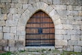 Medieval castle gate Royalty Free Stock Photo