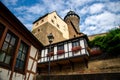 Old medieval castle Heathen Tower Kaiserburg, Nurnberg, Germany
