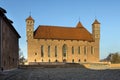 Old medieval castle in Lidzbark Warminski, Poland