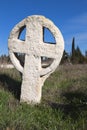 Old medieval cemetery in Europe