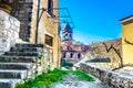 Old medieval church in village, Mediterranean.