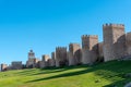 The old medieval city wall of Avila Royalty Free Stock Photo