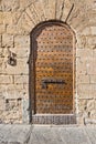 The old medieval door