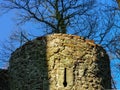 Old medieval fortress tower in France Royalty Free Stock Photo