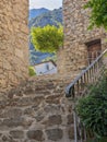 Old medieval part of Andorra la Vella Royalty Free Stock Photo