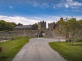 Old medieval ruins of Castle Ward in Northern Ireland Royalty Free Stock Photo