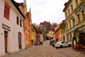 Old medieval saxon lutheran church in Sighisoara, Transylvania, Romania Royalty Free Stock Photo