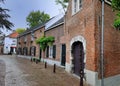 Old medieval street in holland Royalty Free Stock Photo