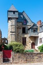 Old medieval Vitre Houses in Brittany Royalty Free Stock Photo