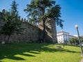 Old Medieval walls of City of Porto, Portugal Royalty Free Stock Photo