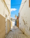 Get lost in Kairouan Medina, Tunisia Royalty Free Stock Photo