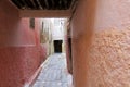 Old medina streets in moroccan city Royalty Free Stock Photo