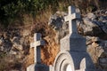 Old Mediterranean graveyard Royalty Free Stock Photo