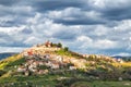 Old mediterranean town Motovun on Istria. Royalty Free Stock Photo