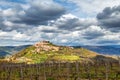 Old mediterranean town Motovun on Istria. Royalty Free Stock Photo