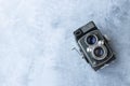 Old medium format black camera Royalty Free Stock Photo