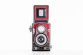 Old medium format twin lens reflex camera Royalty Free Stock Photo