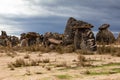 Old megalith stones one top of one other