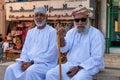 Old men in national arabian costume