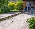 old men playing Boules