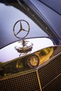 Old Mercedes-Benz engine hood