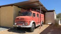 Old Mercedes Benz firefighter truck