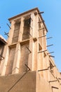 Old merchant quarter in Dubai with traditional conditioning wind