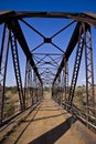 Old Metal Bridge - Portrait v01 Royalty Free Stock Photo