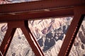 Old Metal Bridge in the tourist city of Tilcara in Argentina