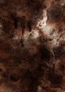 Old metal bronze rust background. Watercolor background for poster invitations or vintage cards.