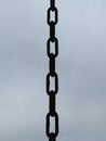 old metal chain resistant oxide strong industrial link