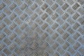 Old metal diamond plate Royalty Free Stock Photo