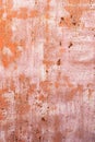 old metal dirty rusty stripes wall texture with red peeling paint. Texture aged grunge background Royalty Free Stock Photo