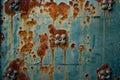 Old metal door metal detail close up. Grunge rusty metal texture Royalty Free Stock Photo
