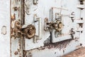 Old metal door Royalty Free Stock Photo