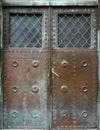 Old metal door