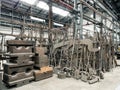 Old Metal Factory Racks