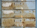 Old metal file cabinet Royalty Free Stock Photo