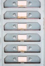Old metal filing cabinet for document storage Royalty Free Stock Photo