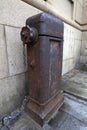 Old Metal Fire Hydrant on the Street of Shanghai Royalty Free Stock Photo