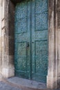 Old metal forged doors Royalty Free Stock Photo