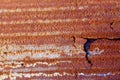 Old metal iron rust texture. Brown background. Royalty Free Stock Photo