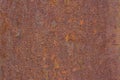 Old metal iron rust texture. Red brown background Royalty Free Stock Photo