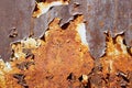 old metal iron rust texture. Structure background. Royalty Free Stock Photo